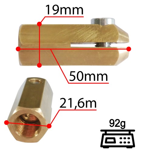 Держатель ТРЕУГОЛЬНИК для инерционного молотка корректировщика STAR HANDLE M14