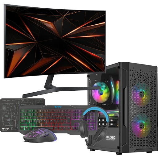 Игровой комплект GameRTX 32 ГБ DDR4 | Твердотельный накопитель NVMe емкостью 512 ГБ | Вин10про RGB