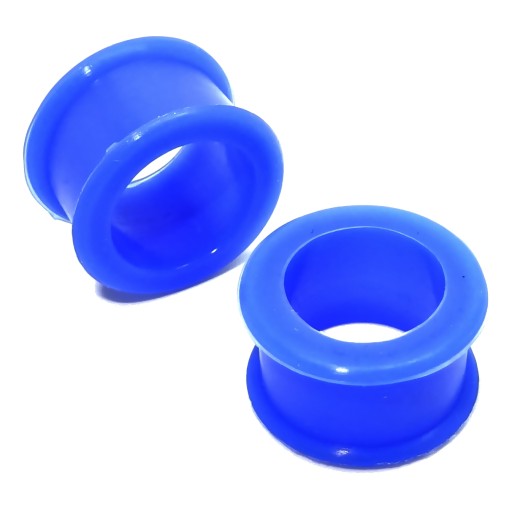 Tunel Silikonowy Piercing Do Uszu Niebieski 26mm