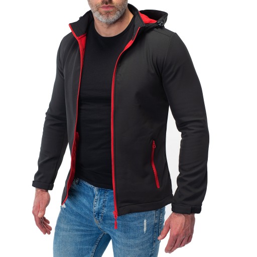 HH017 roz. XL MĘSKA KURTKA SOFTSHELL PRZEJŚCIOWY