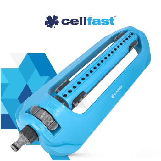 Садовый разбрызгиватель Cellfast OPTI IDEAL с 20 форсунками для газона площадью 263 м2