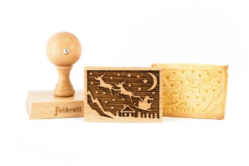 Stempel do ciastek pierników prezent na święta RENIFERY bożenarodzenie