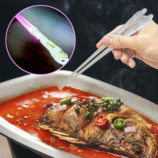 Светодиодные палочки для еды в форме светового меча Up Cool Tableware Party LED W