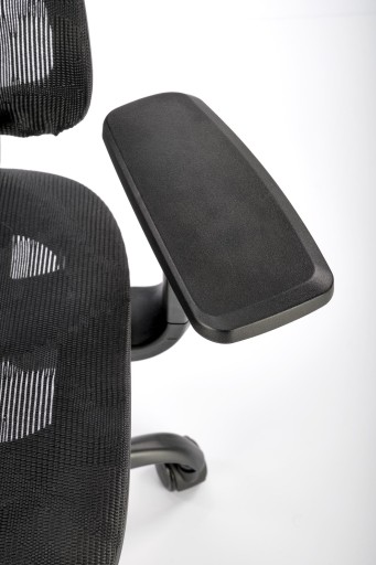 Fotel gamingowy ERGONOMICZNY GOTARD czarny siatkowy multiblock Halmar