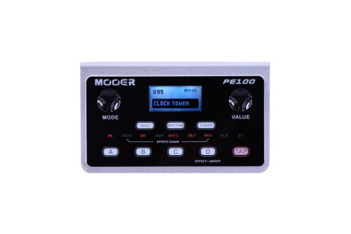 MOOER PE 100 - ГИТАРА МУЛЬТИЭФФЕКТНАЯ
