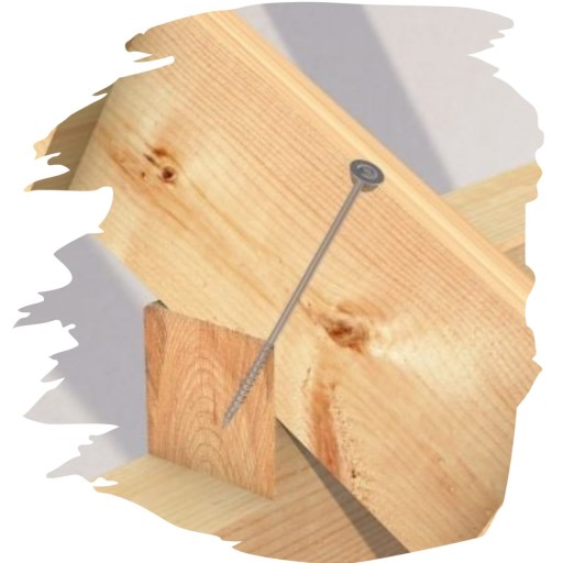 Wkręty do konstrukcji drewnianych 8x260mm SPAX WIROX główka TALERZOWA 50szt