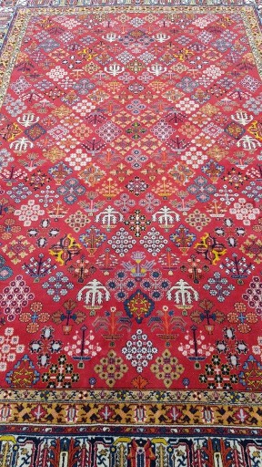 GHOM PIĘKNY PERSKI DYWAN R.TKANY IRAN 230/345CM