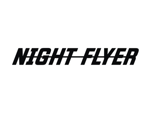 Naklejka NIGHT FLYER na tira ciężarówkę busa szybę *KOLORY *55cm *Bez Tła