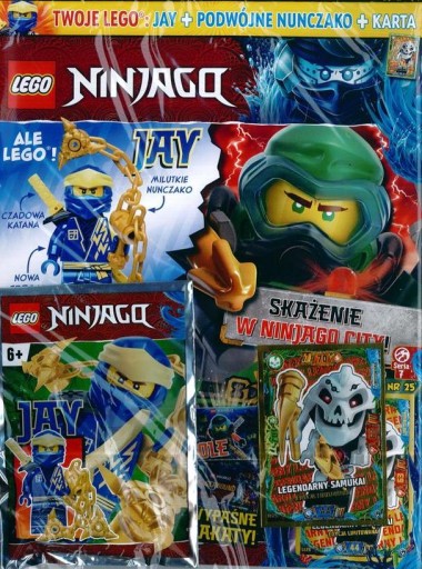 LEGO NINJAGO 6/2022 + ДЖЕЙ + НУНЧЗАКО