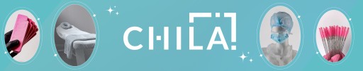 СПИРАЛЬНАЯ ЩЕТКА ДЛЯ РЕСНИЦ И БРОВЕЙ ЧЕРНАЯ СИНЯЯ 50 ШТ.