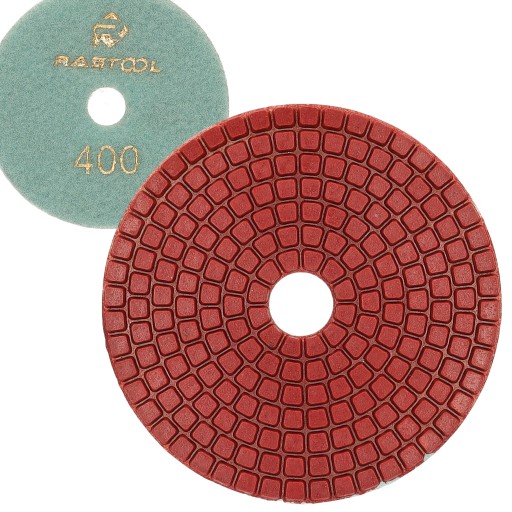TARCZA DIAMENTOWA POLERSKA 100MM DO SZLIFOWANIA GRESU PŁYTEK NA RZEP G400