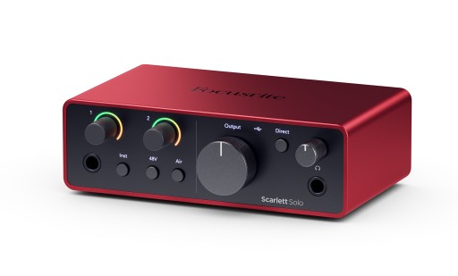 FOCUSRITE SCARLETT SOLO 4RD 4GEN + OPROGRAMOWANIE