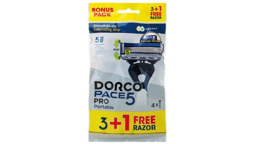 DORCO Pace 5 PRO Одноразовая бритва 3+1 БЕСПЛАТНО