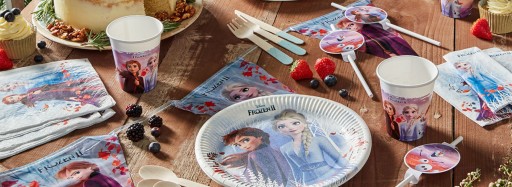 Бумажные шапочки Frozen 2 Anna Elsa 6 шт.