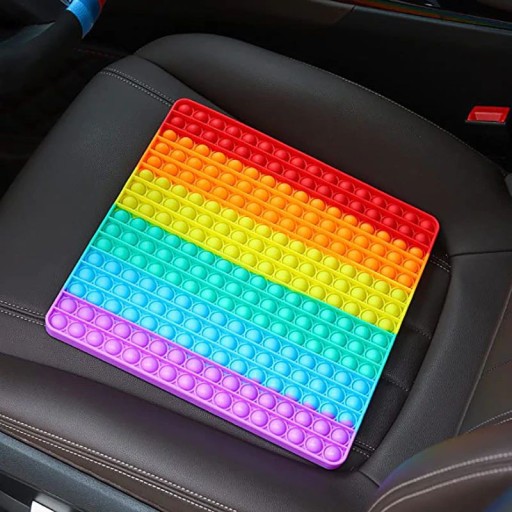 СЕНСОРНАЯ ИГРУШКА PUSH POP IT RAINBOW XXL 30x30