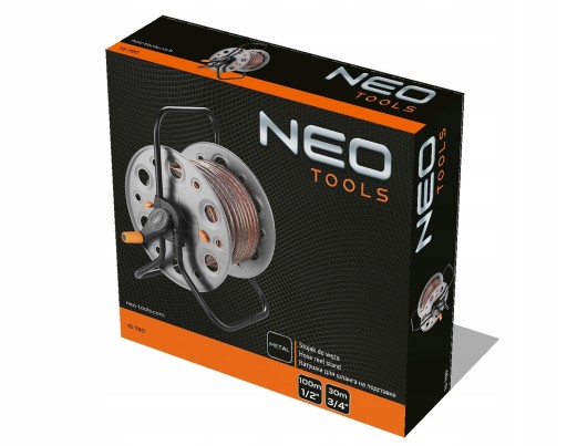 NEO CARRY STAND КАТУШКА МЕТАЛЛИЧЕСКИЙ САДОВЫЙ ШЛАНГ ДО 100 м ШЛАНГ 1/2