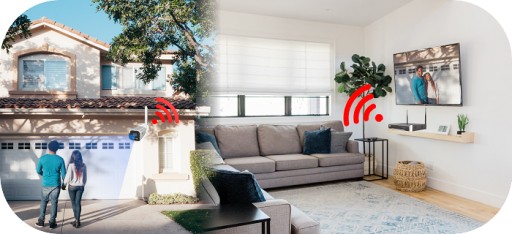 Черная беспроводная Wi-Fi IP-камера DVS 5Mpx
