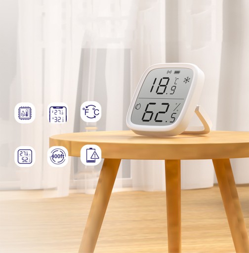 Tuya Wi-Fi Bluetooth ЖК-датчик температуры влажности