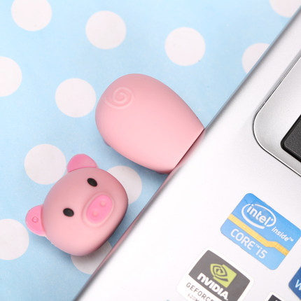 РЕЗИНОВЫЙ ДИСК PIG PITT, 64 ГБ, USB-БРЕЛОК-ПАМЯТЬ, ПОДАРОК