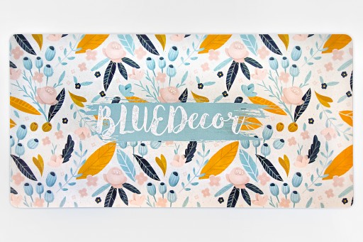 Mata na biurko stół blat Sukulenty DESKMAT 120x60