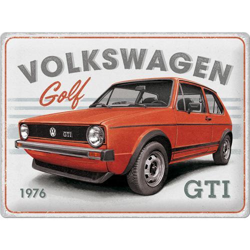 Вывеска VOLKSWAGEN GOLF I GTI 1976 30x40