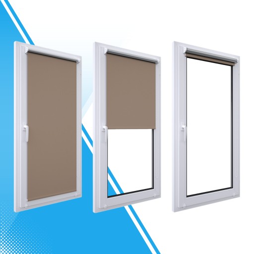 РУЛЕНАЯ ШТОРА THERMAL BLACKOUT 117x150 см С НАТЯЖИТЕЛЕМ THERMO KOWALSKI