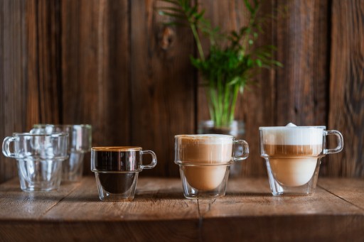 3x2 ZESTAW SZKLANKI TERMICZNE SENSO ESPRESSO LATTE KAWY FILIŻANKI PODWÓJNE
