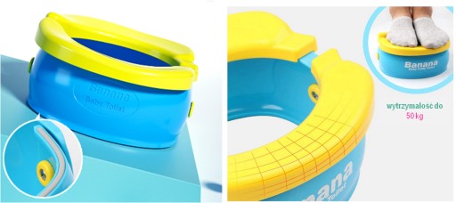 PrimaBobo Туристический горшок BANANA складной Turq