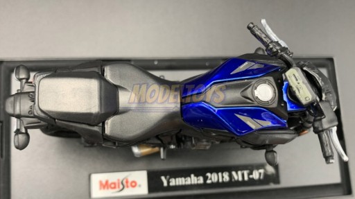 Модель YAMAHA MT-07 2018 на стенде 1:18 Maisto
