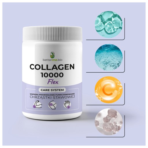 Collagen 10000 Flex BetterMe рыбный коллаген + хондроит + гиалурон + С на 45 дней