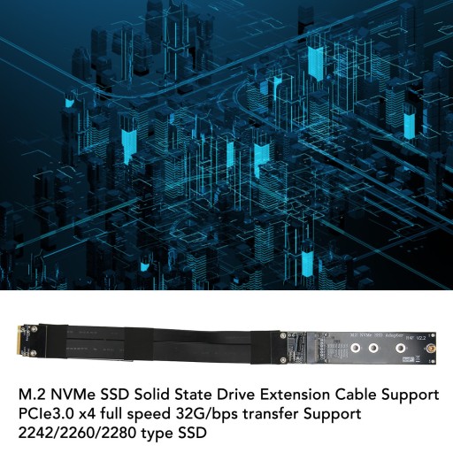 Плата твердотельного накопителя M.2 NVMe R44SF Удлинительный кабель M.2 — PCI E
