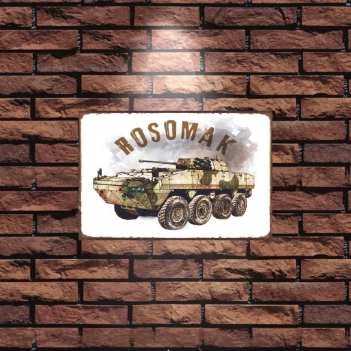 Табличка декоративная 20х30см Rosomak Retro Бронетранспортёр