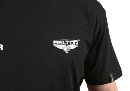 ФУТБОЛКА МУЖСКАЯ BELTOR УЗКАЯ СПОРТИВНАЯ ФУТБОЛКА ДЛЯ ТРЕНЕРА ХЛОПКОВАЯ ЧЕРНАЯ L