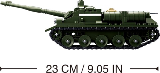 Танк Bricks СУ-85 Разрушитель Армия 2 фигурки АРМИЯ + мотор + 2 LEGO ОРУЖИЯ