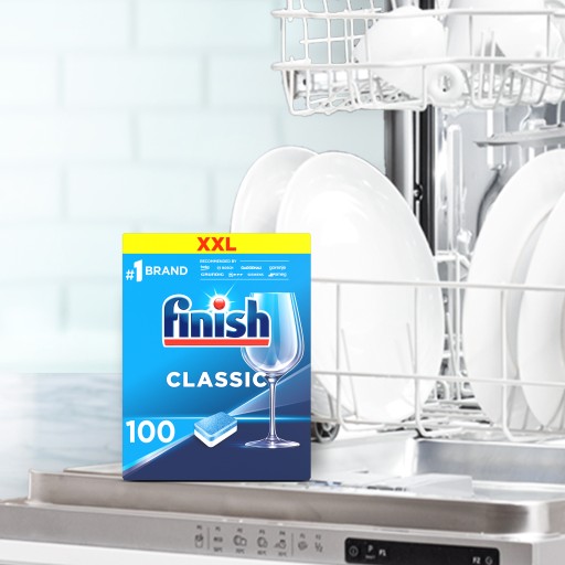 FINISH LEMON TABLETS CLASSIC 100 ДЛЯ ПОСУДОМОЕЧНОЙ МАШИНЫ