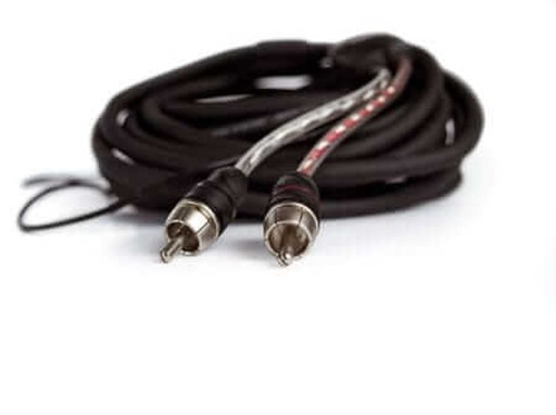 Сигнальный кабель RCA, 250 см. ПОДКЛЮЧЕНИЕ BT2 250.2, 2-канальный, подбородочный