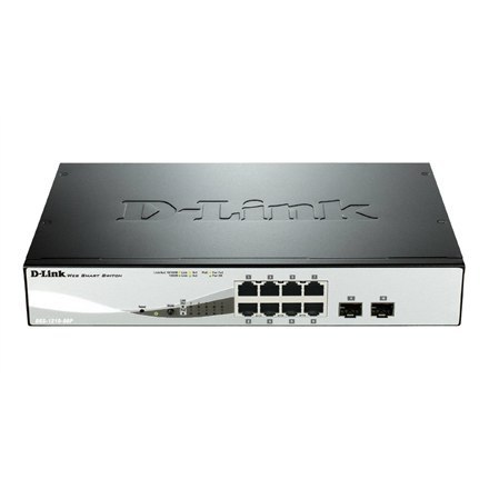 D-link DGS-1210-08P/E 8-Port 1G POE 65W Layer2