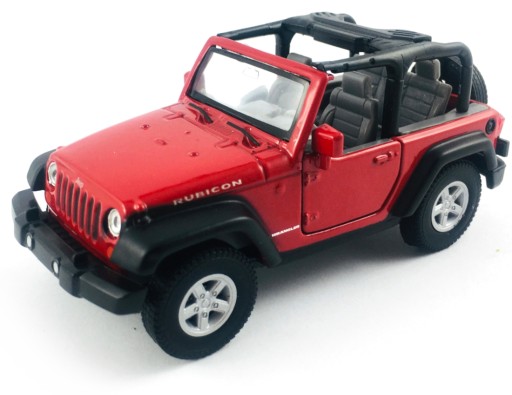 JEEP WRANGLER RUBICON МОДЕЛЬ WELLY 1:34 КРАСНЫЙ