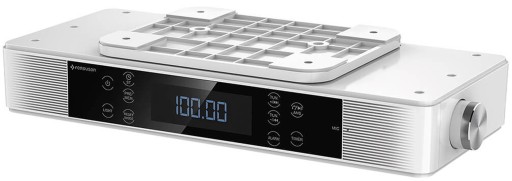 Ferguson Regent Cucina FM, кухонное радио под шкафом, Bluetooth-часы, белые