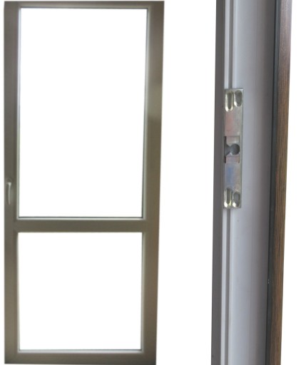 Ручка с ручкой балкона Smoker Deluxe White Window