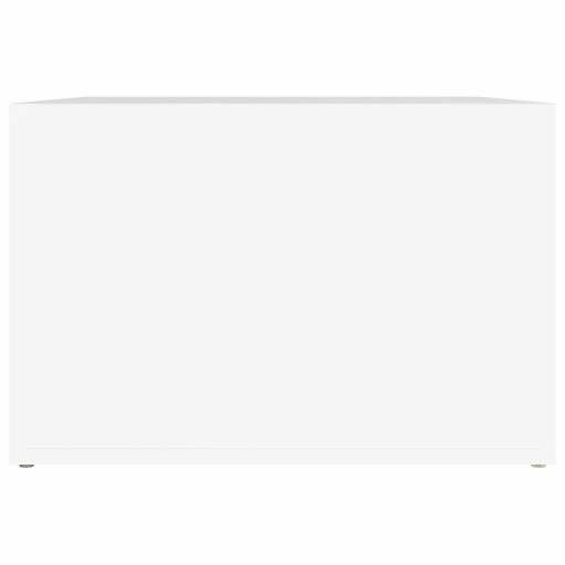 VidaXL Тумбочка прикроватная, белый, 57x55x36 см, ткань