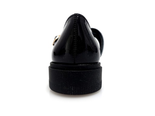 Black Girls 'Ballerino Shoes Lawned Lofers для пряжек 36