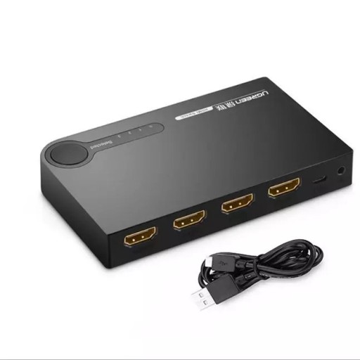 Переключатель-сплиттер Ugreen HDMI - 3x HDMI 3D 4K 7,5 Гбит/с