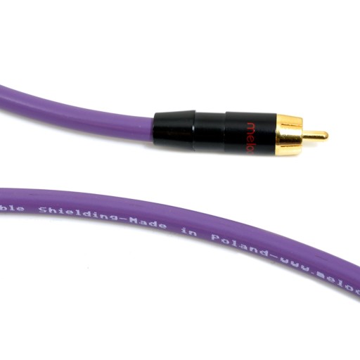MELODIKA MD2R05 PURPLE RAIN PARA KABLI AUDIO 2RCA - 2 RCA CINCH OFC 0,5m