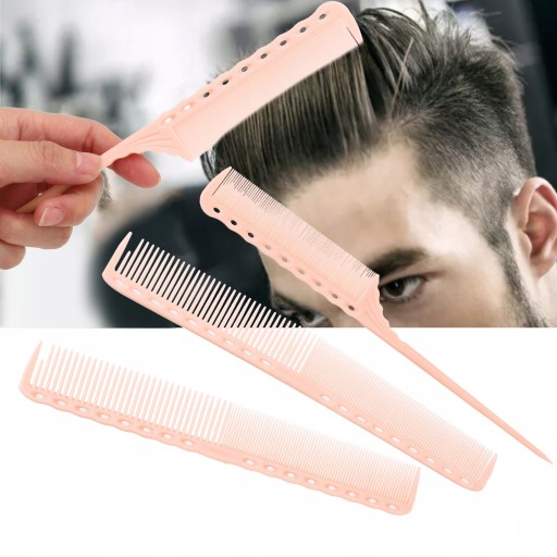 3 szt. Rozczesujący grzebień do włosów Home Salon