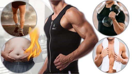 KOSZULKA NEOPRENOWA KAMIZELKA DO ĆWICZEŃ FITNESS
