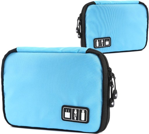 Organizer na ładowarki kable usb podróżna torba