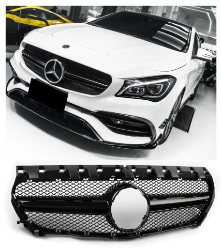 Решетка Черный CLA C117 200 250 220 180 CLA45 AMG