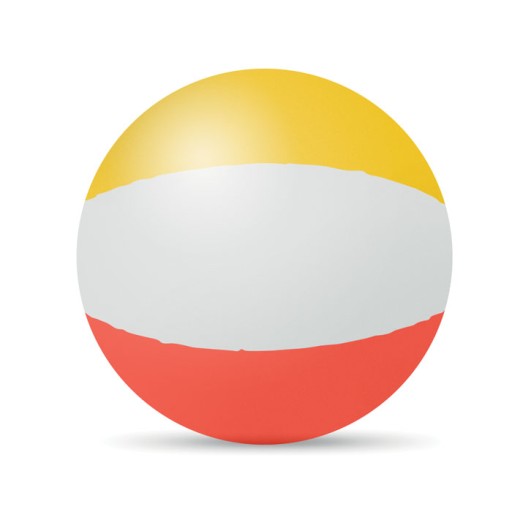 PIŁKA PLAŻOWA DMUCHANA Ø23,5cm - zółty