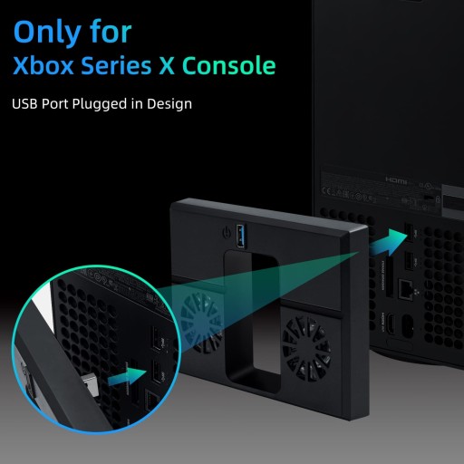 Охлаждающий вентилятор RGB для консоли Xbox Series X